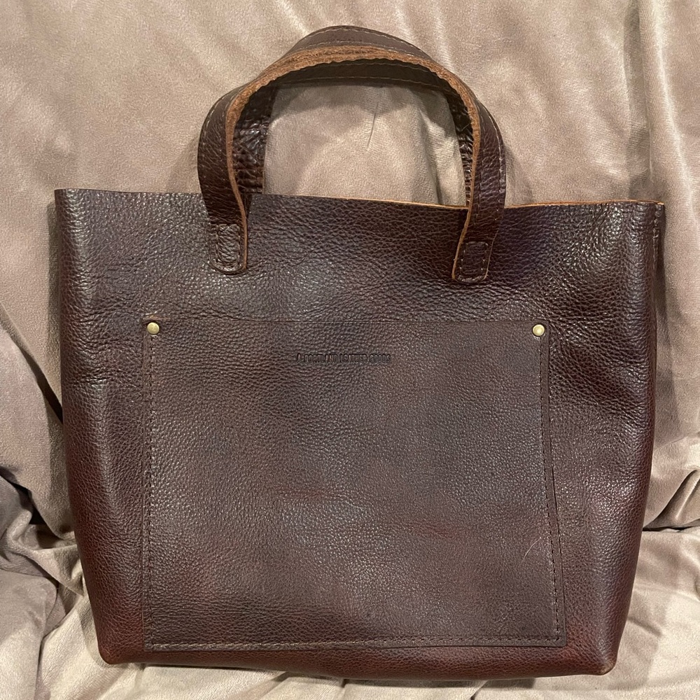 New Coldbrew medium crossbody leather tote PLG Portland Leather Goods